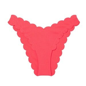 VICTORIA'S SECRET SWIM NWT
Scallop Brazilian Bikini Bottom COLOR: Coral Blaze